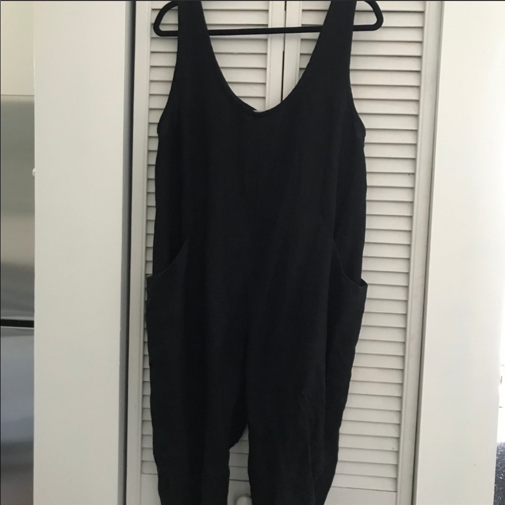 Elizabeth Suzann Clyde Jumpsuit, linen/small/short - Picture 4 of 6